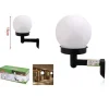 LAMPADA AD ENERGIA SOLARE APPLIQUE DA PARETE LED 15 CM GLOBO PER ESTERNO 2002999