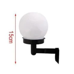 LAMPADA AD ENERGIA SOLARE APPLIQUE DA PARETE LED 15 CM GLOBO PER ESTERNO 2002999