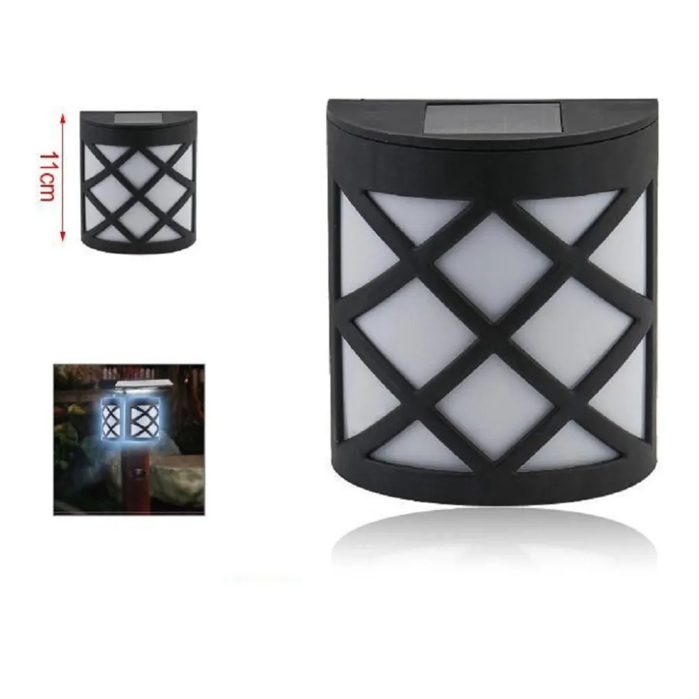 LAMPADA AD ENERGIA SOLARE APPLIQUE DA MURO PARETE A LED 11 CM GIARDINI 2003001