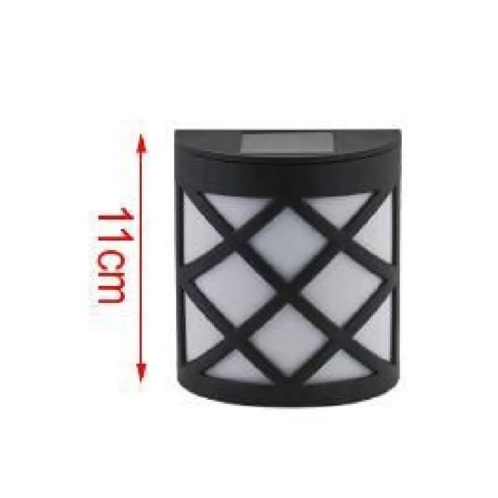 LAMPADA AD ENERGIA SOLARE APPLIQUE DA MURO PARETE A LED 11 CM GIARDINI 2003001