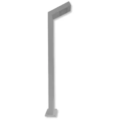 LAMPADA APPLIQUE LED DA GIARDINO 10W IP54 LAMPIONE BOLLARD DA TERRA LUCE 4000K 954PA-H580