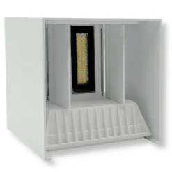 LAMPADA APPLIQUE LED MURO 22W DOPPIA EMISSIONE CCT 3IN1 LUCE SELEZIONABILE ESTERNO ES66-3C