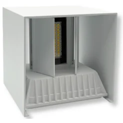 LAMPADA APPLIQUE LED MURO 22W DOPPIA EMISSIONE CCT 3IN1 LUCE SELEZIONABILE ESTERNO ES66-3C