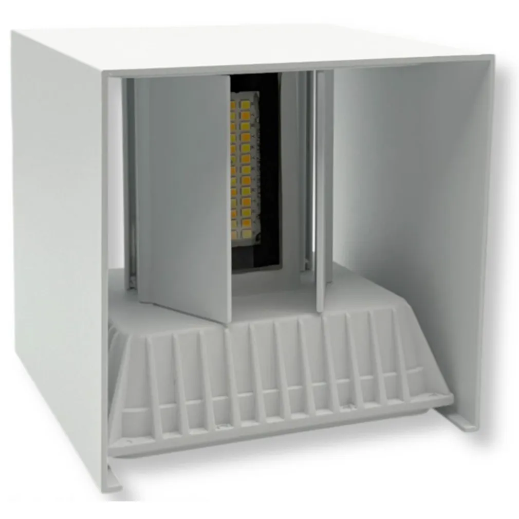 LAMPADA APPLIQUE LED MURO 22W DOPPIA EMISSIONE CCT 3IN1 LUCE SELEZIONABILE ESTERNO ES66-3C