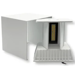 LAMPADA APPLIQUE LED MURO 22W DOPPIA EMISSIONE CCT 3IN1 LUCE SELEZIONABILE ESTERNO ES66-3C