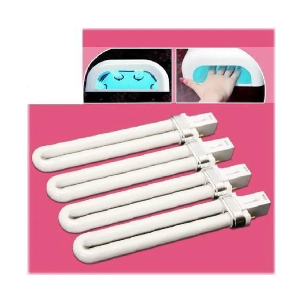 LAMPADA BULBO UV 9W per RICAMBIO LAMPADE RICOSTRUZIONE UNGHIE NAIL ART