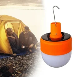 LAMPADA CAMPEGGIO PORTATILE SOLARE LED LANTERNA GANCIO RICARICABILE USB TX-9639