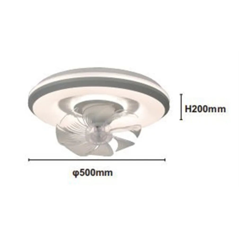 LAMPADA CON VENTOLA VENTILATORE PLAFONIERA DA SOFFITTO LED LUCE 3200K-6500K 33252