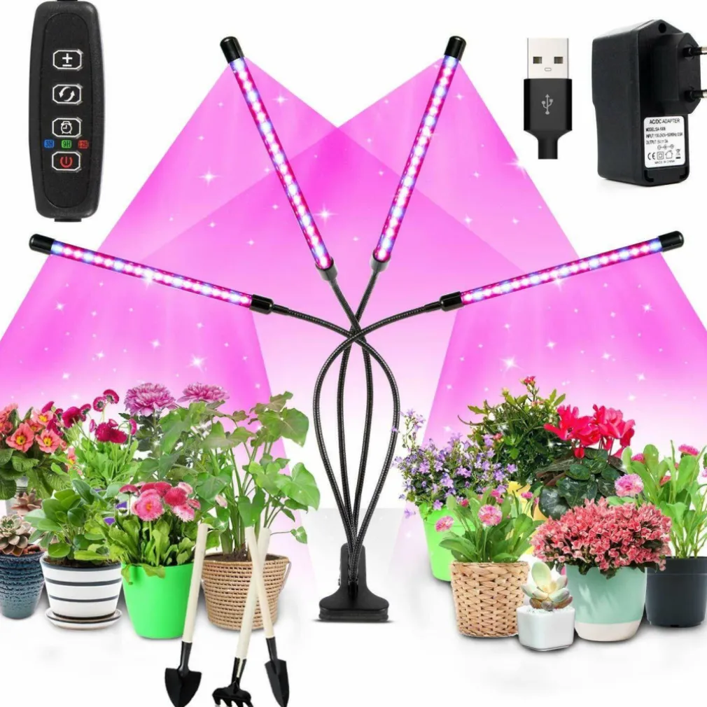 LAMPADA DA COLTIVAZIONE PIANTE A LED 80 LED FLESSIBILE SERRA COLTURA IDROPONICA