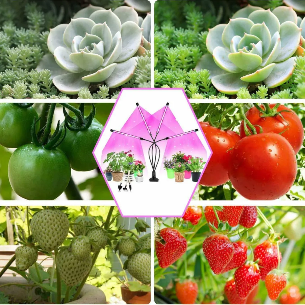 LAMPADA DA COLTIVAZIONE PIANTE A LED 80 LED FLESSIBILE SERRA COLTURA IDROPONICA