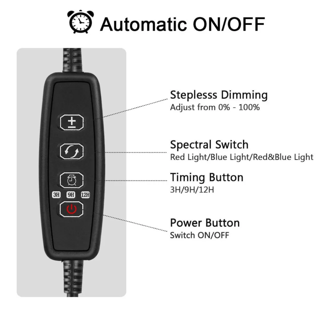 LAMPADA DA COLTIVAZIONE PIANTE A LED 60 LED FLESSIBILE SERRA COLTURA IDROPONICA