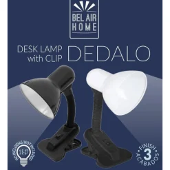 LAMPADA DA SCRIVANIA LAMPADA TAVOLO CON PINZA ORIENTABILE SNODABILE E27