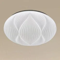 LAMPADA DA SOFFITTO PLAFONIERA DECORATA BIANCO LED 60W LUCE FREDDA 6500K IP20 69771