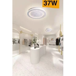 LAMPADA DA SOFFITTO PLAFONIERA LED 37 W CCT 3 COLORAZIONI DI LUCE BIANCO C56-B3C