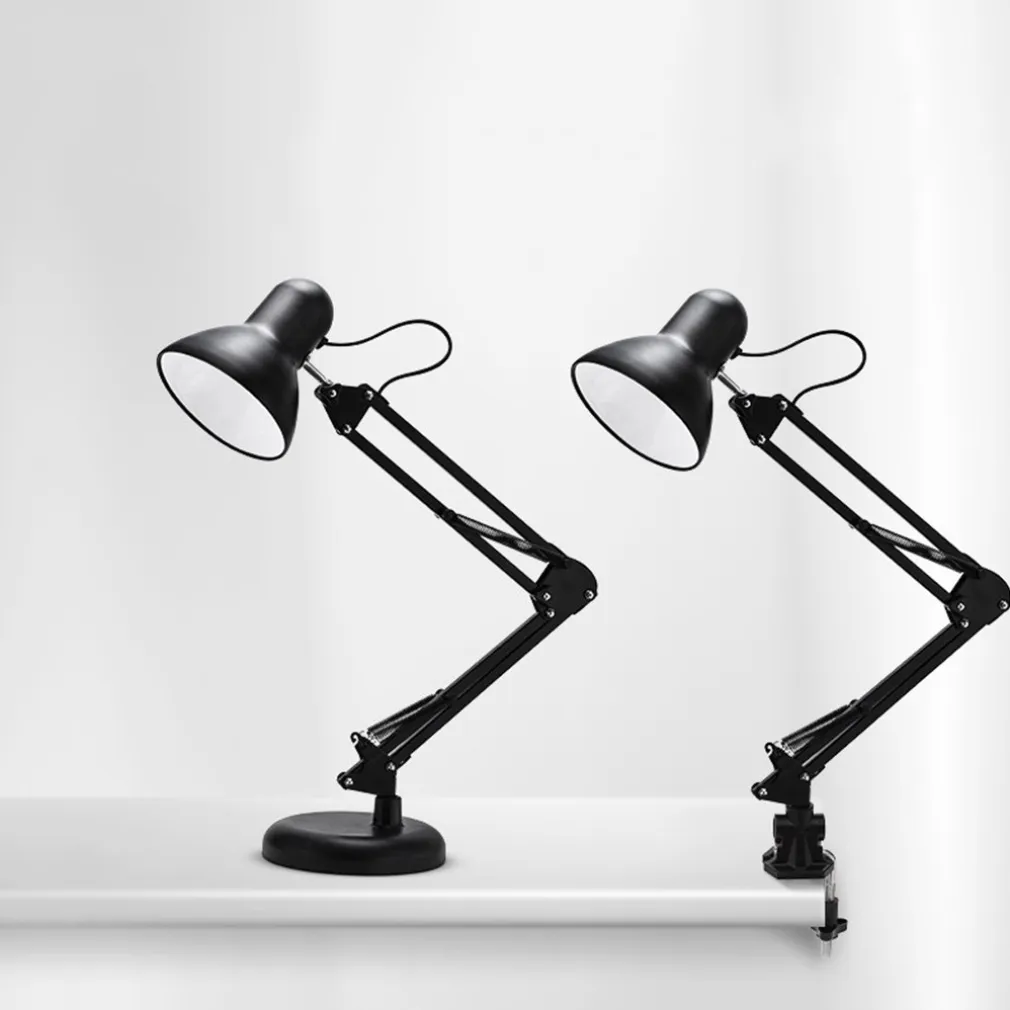 LAMPADA DA TAVOLO CON MORSETTO ORIENTABILE X ESTETISTA SNODABILE E27 COLORI 60W