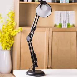 LAMPADA DA TAVOLO CON MORSETTO ORIENTABILE X ESTETISTA SNODABILE E27 COLORI 60W