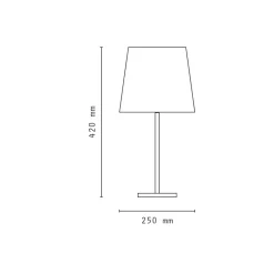 LAMPADA DA TAVOLO CON PARALUME BIANCO IN TESSUTO BASE LEGNO LAMPADA E27 XC-7007