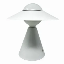 LAMPADA DA TAVOLO DECORATIVA CON PARALUME A CAPPELLO ORIENTABILE LUME E27 D13