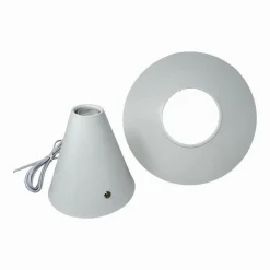 LAMPADA DA TAVOLO DECORATIVA CON PARALUME A CAPPELLO ORIENTABILE LUME E27 D13