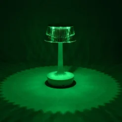 LAMPADA DA TAVOLO IN CRISTALLO DECORATIVA CON LED RGB TOUCH BIANCO 5V Q-TL153