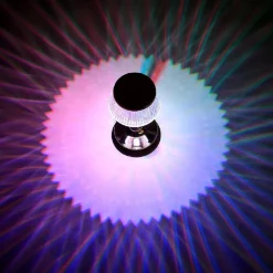 LAMPADA DA TAVOLO IN CRISTALLO DECORATIVA CON LED RGB TOUCH BIANCO 5V Q-TL153