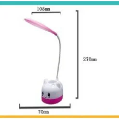 LAMPADA DA TAVOLO LED PER BAMBINI TOUCH RICARICABILE USB 5 W FLESSIBILE TX-9084