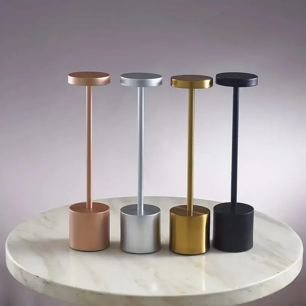 LAMPADA DA TAVOLO MODERNA RICARICABILE USB TOUCH PORTATILE LUMINOSITÀ REGOLABILE