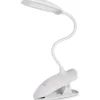 LAMPADA DA TAVOLO SCRIVANIA A LED LUCE RICARICABILE TOUCH SNODABILE CON PINZA