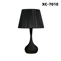 LAMPADA DA TAVOLO SCRIVANIA CON BASE SFERICA NERA E27 DESIGN MODERNO XC-7010