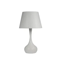 LAMPADA DA TAVOLO SCRIVANIA CON BASE SFERICA BIANCA E27 DESIGN MODERNO XC-7009