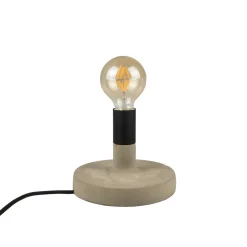 LAMPADA DA TAVOLO SCRIVANIA PER CASA UFFICIO IN CALCESTRUZZO EFFETTO PIETRA