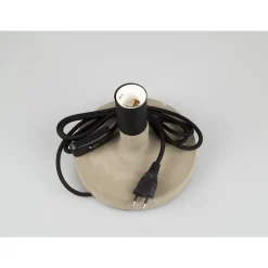 LAMPADA DA TAVOLO SCRIVANIA PER CASA UFFICIO IN CALCESTRUZZO EFFETTO PIETRA