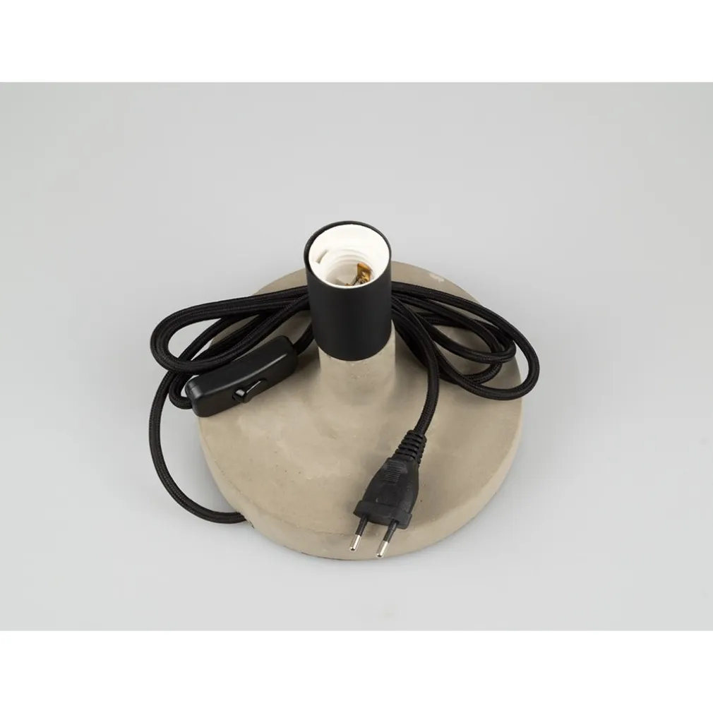 LAMPADA DA TAVOLO SCRIVANIA PER CASA UFFICIO IN CALCESTRUZZO EFFETTO PIETRA