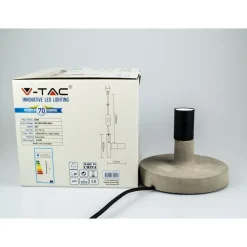 LAMPADA DA TAVOLO SCRIVANIA PER CASA UFFICIO IN CALCESTRUZZO EFFETTO PIETRA