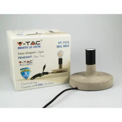 LAMPADA DA TAVOLO SCRIVANIA PER CASA UFFICIO IN CALCESTRUZZO EFFETTO PIETRA