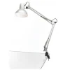 LAMPADA DA TAVOLO SCRIVANIA BRACCIO SNODATO BASE CLIP 33X33CM ESTETISTA MANICURE