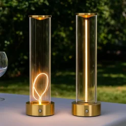 LAMPADA DA TAVOLO SCRIVANIA LED 3W FILAMENTO FLESSIBILE MAGNETICO LUME RICARICABILE D39