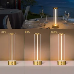 LAMPADA DA TAVOLO SCRIVANIA LED 3W FILAMENTO FLESSIBILE MAGNETICO LUME RICARICABILE D39