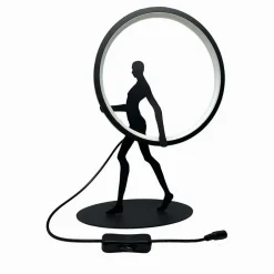 LAMPADA DA TAVOLO 9W SCULTURA CORPO UOMO A LED LUME LUCE 3000K 4000K 6500K D02-N