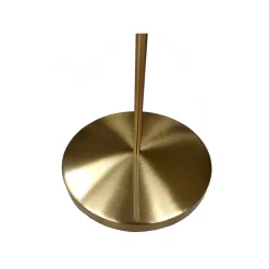 LAMPADA DA TERRA ORO CON SFERA IN VETRO BIANCO PIANTANA E27 DESIGN MODERNO 33894