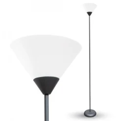 LAMPADA DA TERRA PIANTANA IN METALLO CON PORTALAMPADA PER LAMPADINE E27 VT-7500