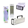 LAMPADA DI EMERGENZA 30 LED SMD + 6 RICARICABILE PER CASA AUTO CAMPER 1300 MAH