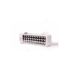 LAMPADA DI EMERGENZA 30 LED SMD + 6 RICARICABILE PER CASA AUTO CAMPER 1300 MAH