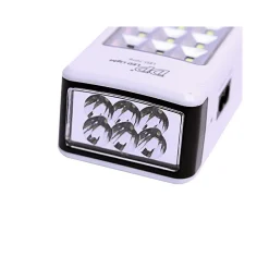 LAMPADA DI EMERGENZA 30 LED SMD + 6 RICARICABILE PER CASA AUTO CAMPER 1300 MAH