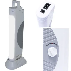 LAMPADA DI EMERGENZA LL-7638 RICARICABILE A LED LUCE FREDDA BIANCA