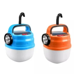 LAMPADA DI EMERGENZA PANNELLO SOLARE TORCIA RICARICABILE LANTERNA 80W HB-V80