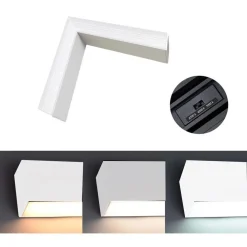 LAMPADA DI RACCORDO CONNETTORE A L PER LAMPADARIO 12W LUCE SELEZIONABILE CCT LL57-L-3C