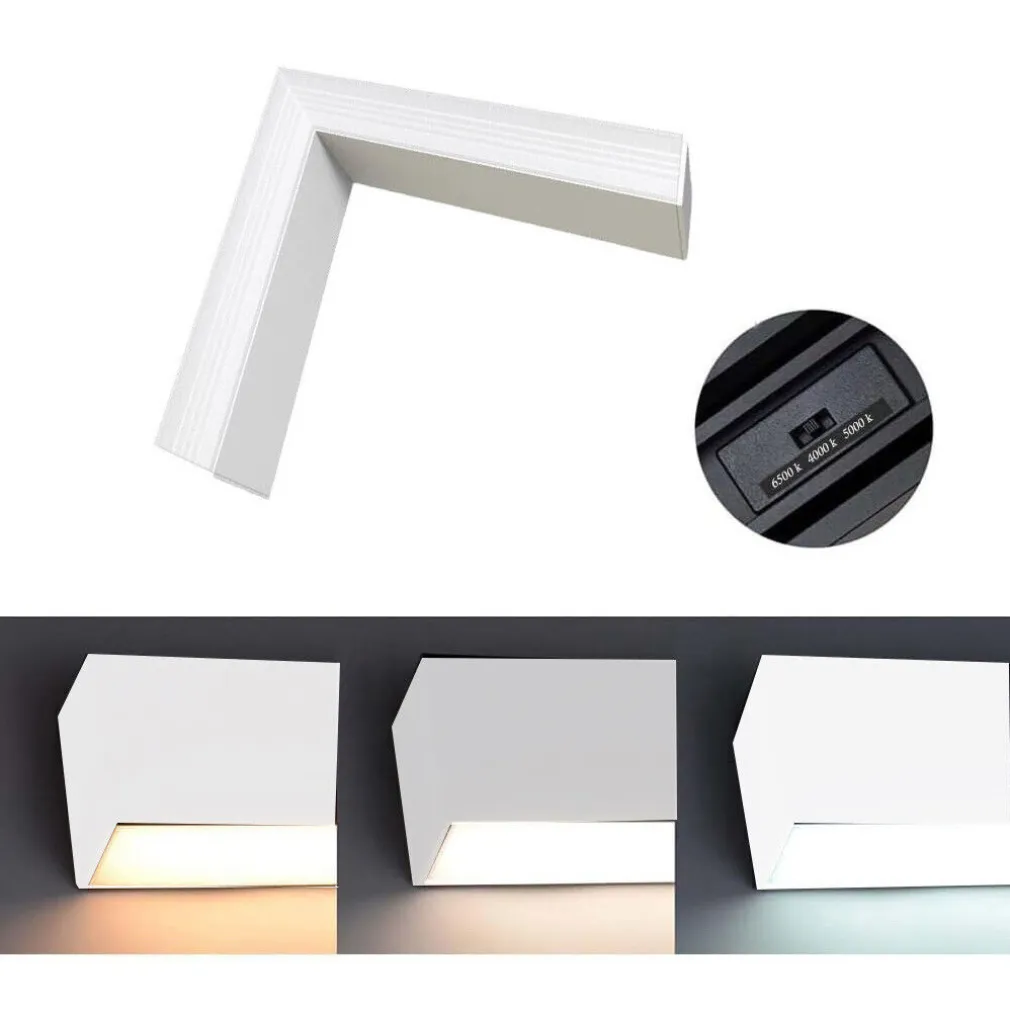 LAMPADA DI RACCORDO CONNETTORE A L PER LAMPADARIO 12W LUCE SELEZIONABILE CCT LL57-L-3C