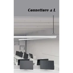 LAMPADA DI RACCORDO CONNETTORE A L PER LAMPADARIO 12W LUCE SELEZIONABILE CCT LL57-L-3C