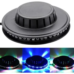 LAMPADA EFFETTO DISCOTECA DA TAVOLO SOFFITTO LED RGB MULTICOLOR LUCE ROTANTE